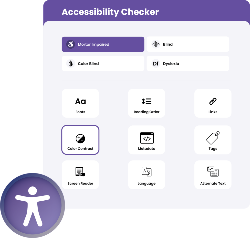 A professional individual working on a laptop, representing the concept of document accessibility and remediation services