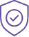 Shield icon symbolizing guaranteed compliance and security